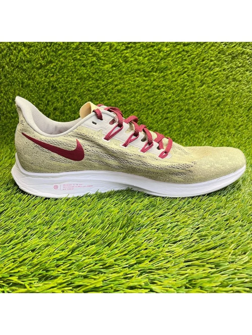 Nike Air Zoom Pegasus 36 Womens Size 12 Team Gold Red Running Shoes Sneakers